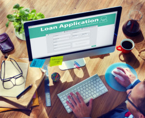 a-person-filling-out-an-online-loan-application