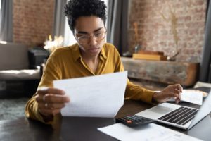 woman-reviewing-a-loan-document